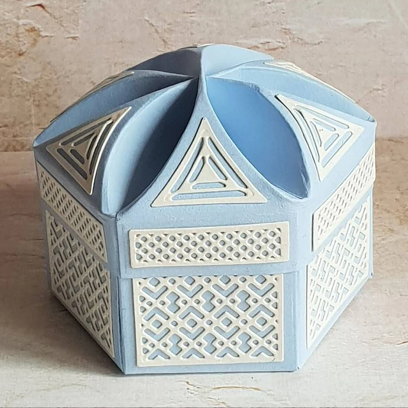3D подарочная коробка, металлические режущие штампы для скрапбукинга, украшения, тиснение, карта, ремесло, высечки, новинка