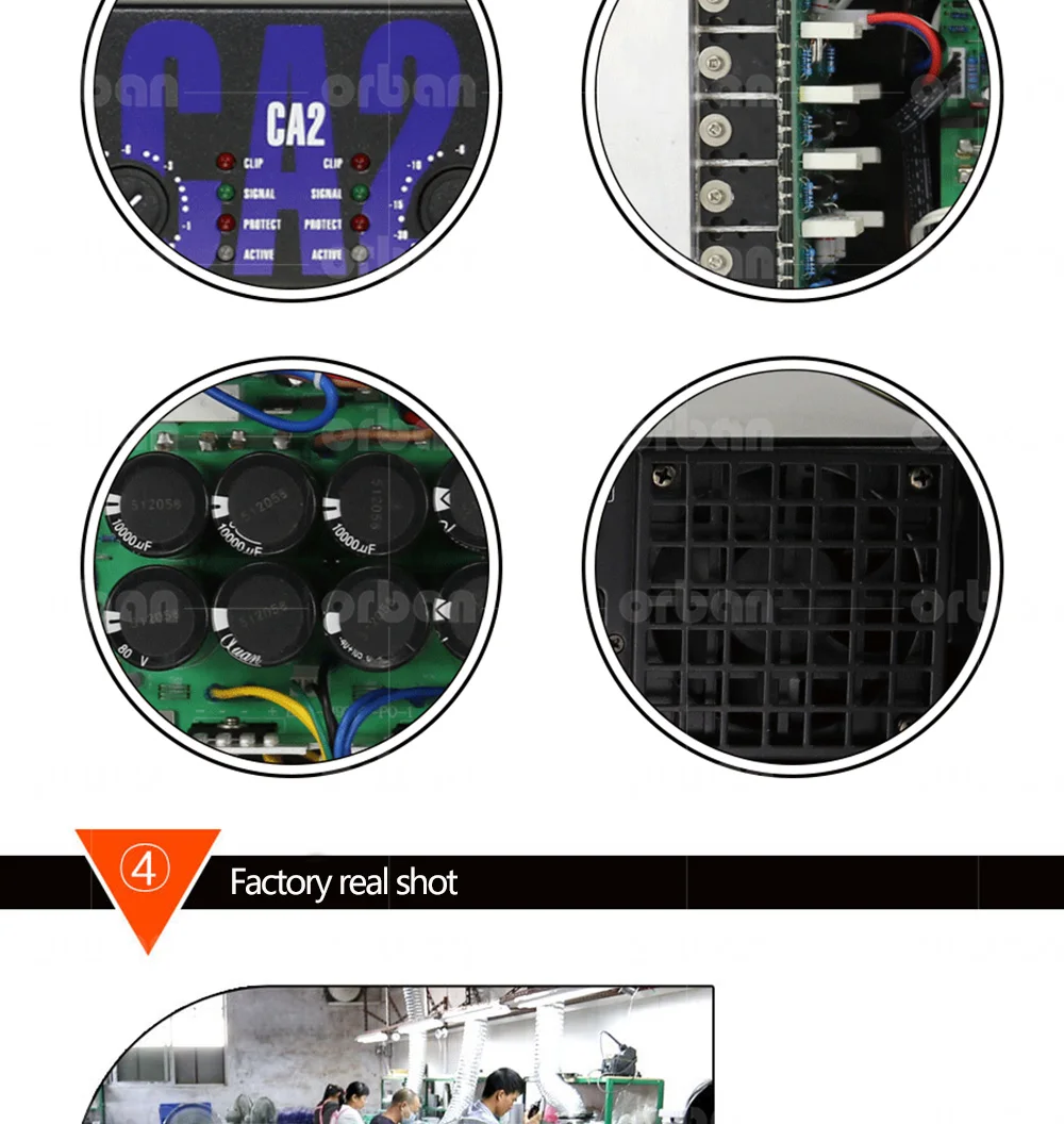Высокомощный Профессиональный усилитель мощности CA2 чистый задний сценический 250 Вт аудио усилитель мощности ktv сценический усилитель мощности 2U