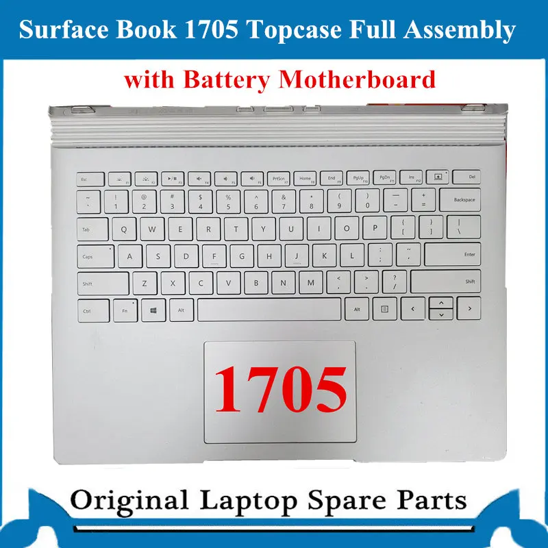 PROD 1005003123522411 Original 13.5 inch For Surface Book 1 1705 Base
Trackpad keyboard Battery Motherboard Topcase Full Assemblly GPU GTX940M