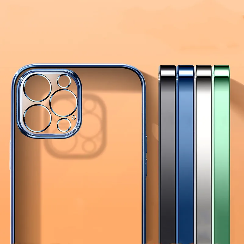 Роскошный Классический чехол с рамкой покрытием для телефона IPhone 7 8 PLUS XR XS X 11 Pro 12