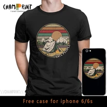 Забавные винтажные футболки с надписью Love Camping I Hate People для мужчин, топы с коротким рукавом для кемпинга, походов, подарков, хлопковые футболки с вырезом лодочкой