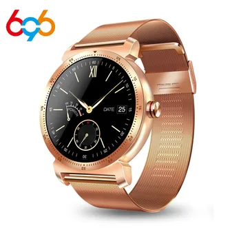 

696 K88H Plus Classic Smart Watch HD Display Heart Rate Monitor Pedometer Fitness Tracker Smart Bracelet Women Men Wristwatch