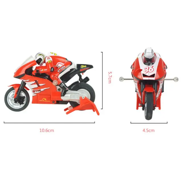 Mini RC Motorcycle High Speed Radio Controlled 2.4GHz Racing Motorbike Toys for Boy Gift 6
