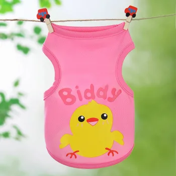 

Kawaii Vest Little dinosaur Clothes cute Puppy Cat Vests Cartoon Summer Sleeveless Dog Clothes Pet Supplies For Small Dogs hot