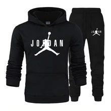23 JORDAN осень зима Лидер продаж мужские комплекты толстовка+ брюки 2 шт. наборы Повседневный Спортивный костюм Мужская спортивная одежда тренажерные залы фитнес пот брюки