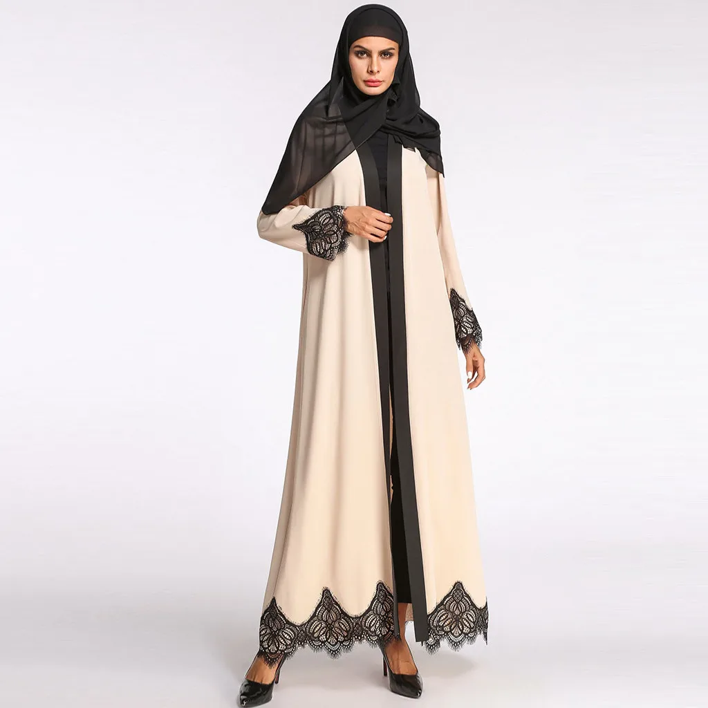Abayas для женщин мусульманская длинная абайя красивые мусульманские платья