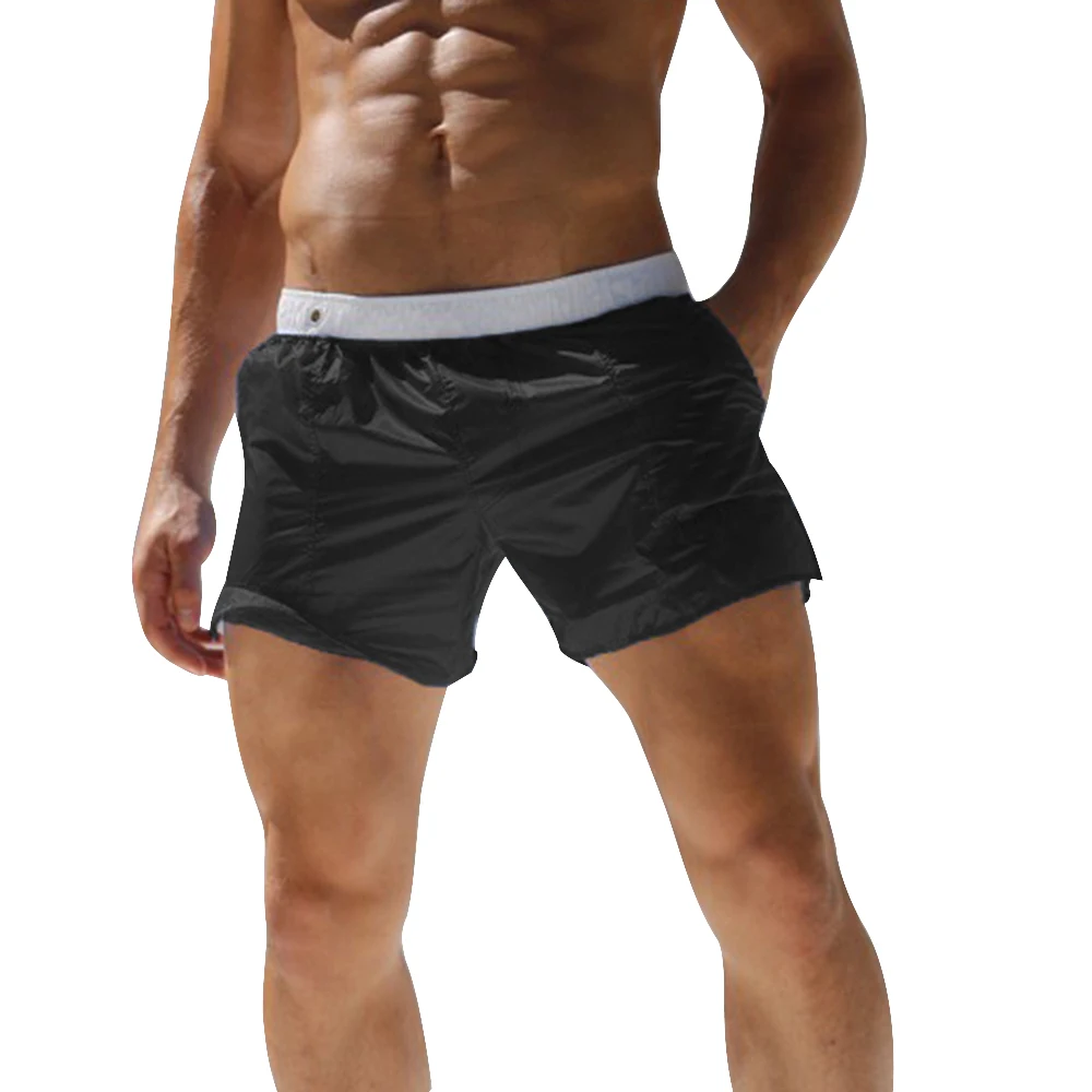 Cheap Swim Short For Man Beach Wear Bermuda Board Shorts Summer Sexy Surf Swimwear Bathing Quick Dry Gym Short De Bain Homme