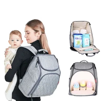 

Fashion Diaper Bag For Baby Care Waterproof Nappy Bags Large Capacity Multifunction Backpack With Changing Straps 3 Colors
