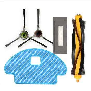 

Vacuum Cleaner Side Main Brush Filter Set For ECOVACS DG3G-KTA DEEBOT OZMO 930