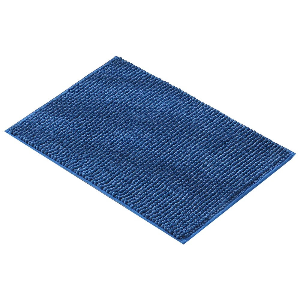 50*80 см, синель, напольный коврик, коврик для двери, коврик для ног, водопоглощающий, для кухни, противоскользящий, портативный, для дома, для ванной, для гостиной - Цвет: dark blue
