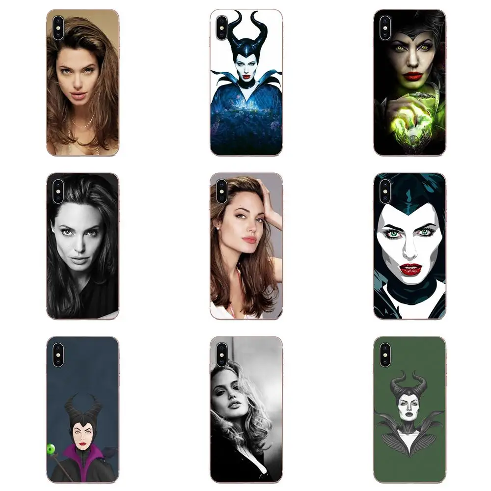Soft TPU Ultra Thin For Huawei Honor Mate 7 7A 8 9 10 20 V8 V9 V10 G Lite Play Mini Pro P Smart Angelina Jolie Maleficent Horns | Мобильные