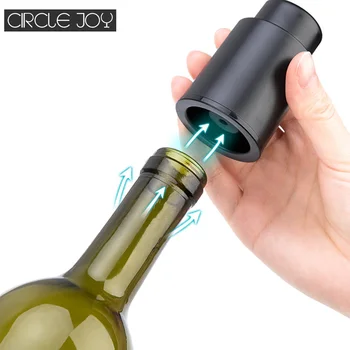 

CJ Wine Bottle Stopper Plastic Vacuum Wine Bottle Stopper Sealed Storage Vacuum Memory Wine Stopper Wine Corks Smart Home