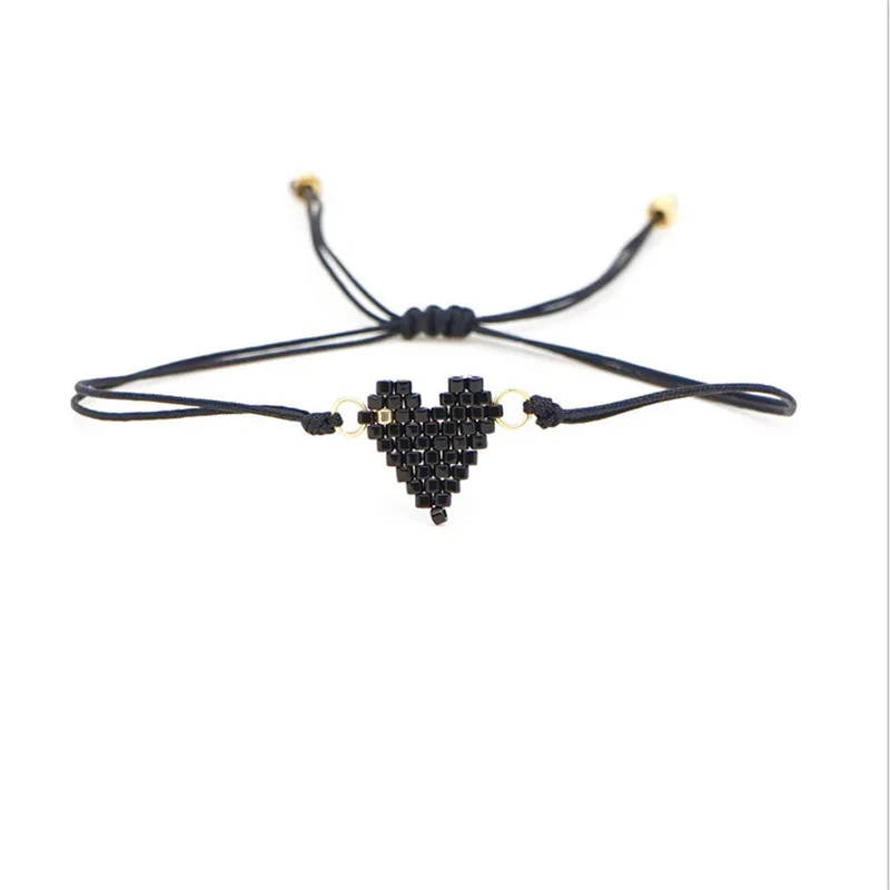 MIYUKI браслет Pulseras Mujer Moda сердце Парные браслеты для женщин Insta модные ювелирные изделия любовь Bileklik лето