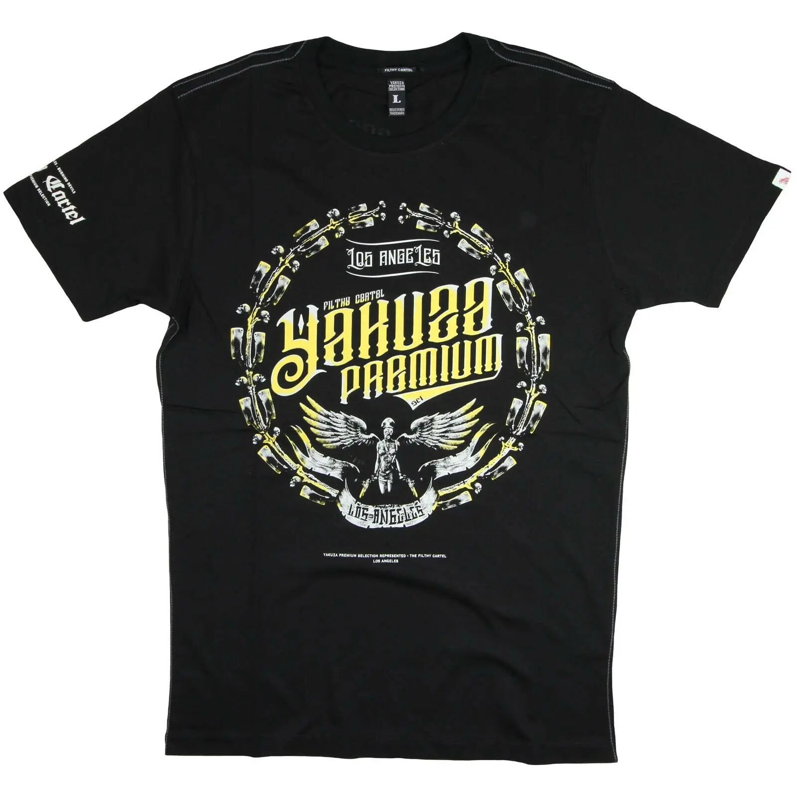 

Yakuza Premium T-Shirt "2604" | YPS Selection Black Filthy Cartel Los Angeles- show original titleFashion Men T shirt