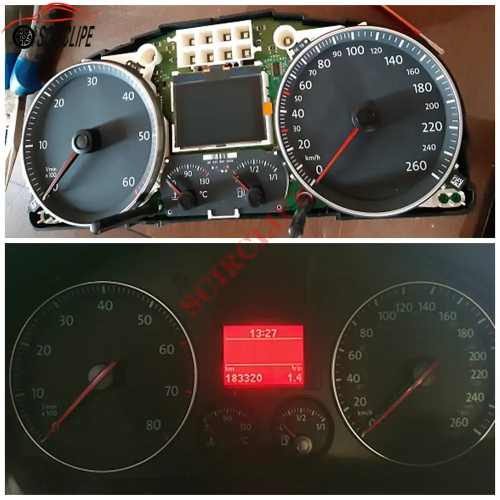 Car Dashboard Instrument Cluster VDO LCD Display Pixel Repair for VW