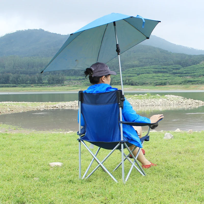 Outdoor Leisure Folded Sunshade Chair Portable Fishing Beach Chair