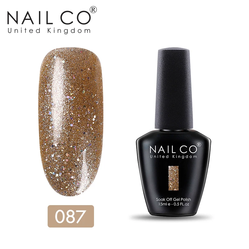 NAILCO замочить УФ-гель для ногтей вылечивается с светодиодный лампой Блеск Гель-лак для ногтей lakiery hybrydowe гель для ногтей 15 мл Лак гибрид - Цвет: 11087