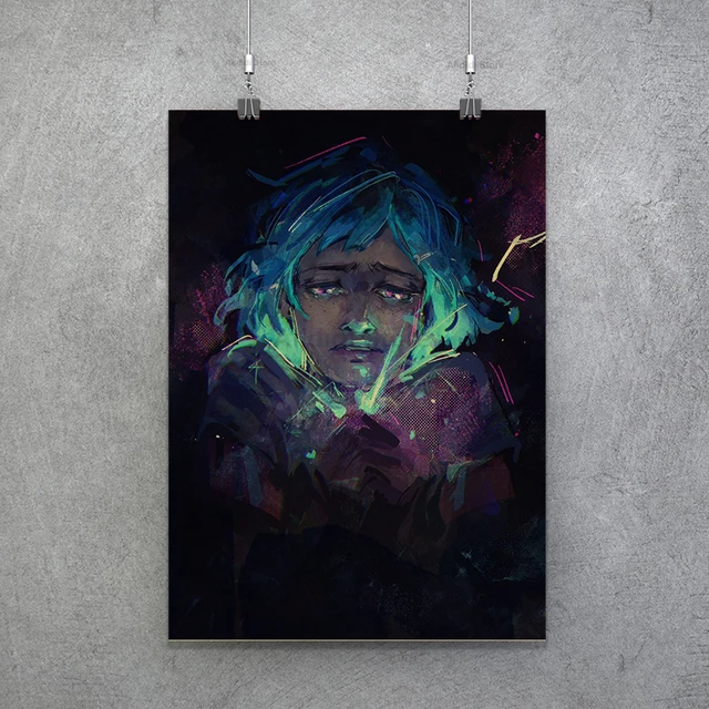 Popular TV Show Arcane Kraft Paper Poster Vi Viktor Jayce Jinx Home Decor Study Bedroom Bar Cafe Wall Paintings Stickers Posters Poster