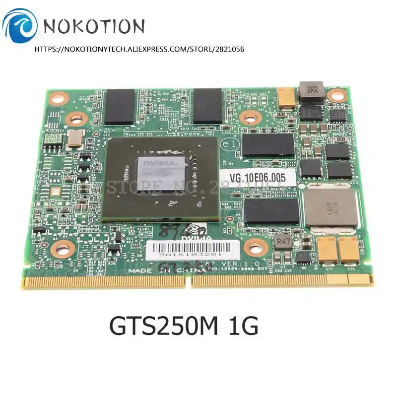 NOKOTION VG.10E06.005 DA0ZY9MB6D0 GPU для ACER Aspire 8940 8940G графическая карта GTS250M 1G | Компьютеры и офис