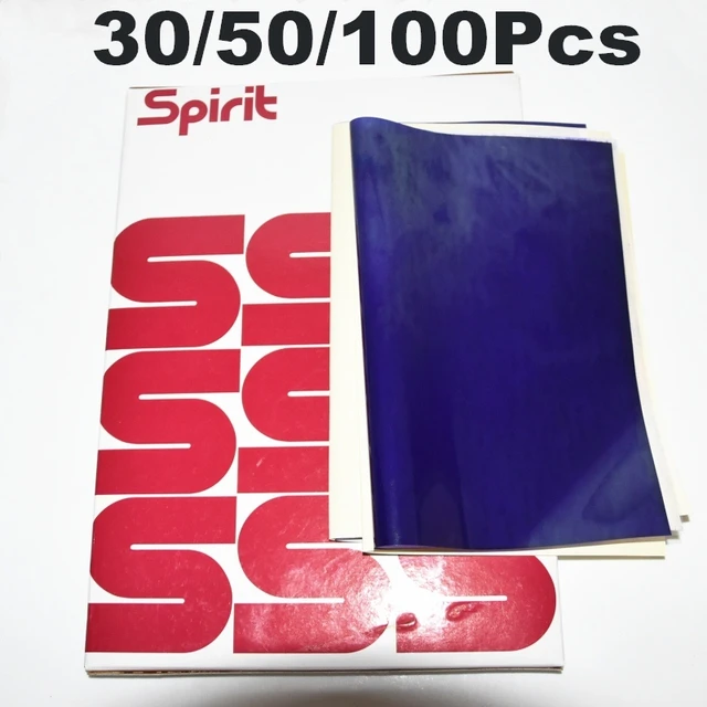 50pcs 100pcs Spirit Tattoo Transfer Paper A4 Size Free Hand