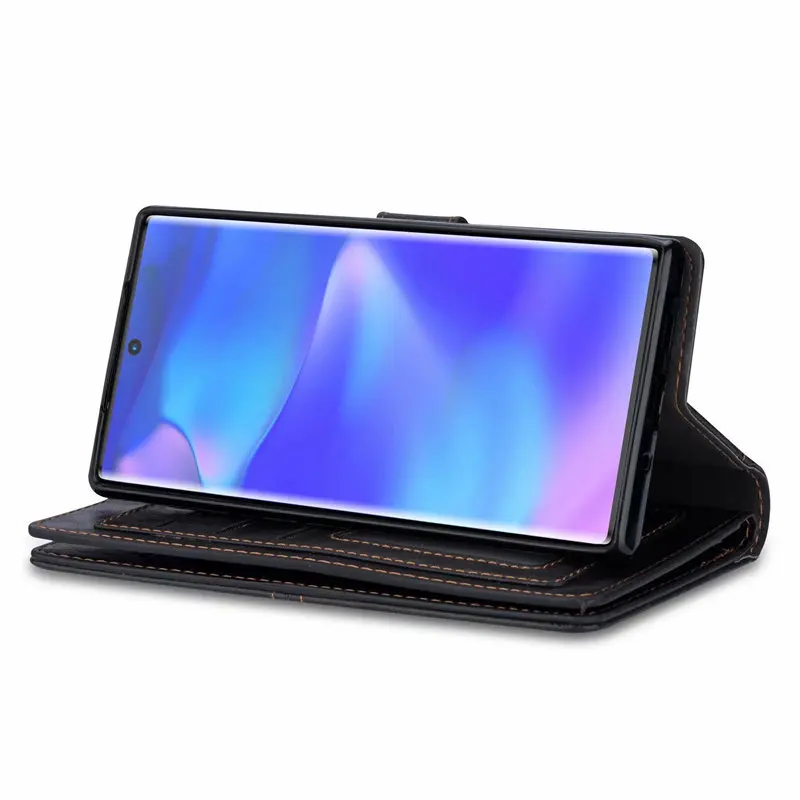 Винтажный кожаный чехол-кошелек для samsung Galaxy Note 10, 8, 9, S10, S8, S9 Plus, A50, A70, J3, J7, откидная крышка, задняя крышка для карт, Fundas