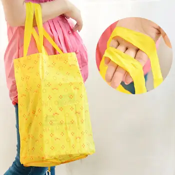 

Cute Animal Shape Folding Shopping Bag Eco Friendly Ladies Gift Foldable Reusable Tote Bag Portable Travel Shoulder Bags Handbag
