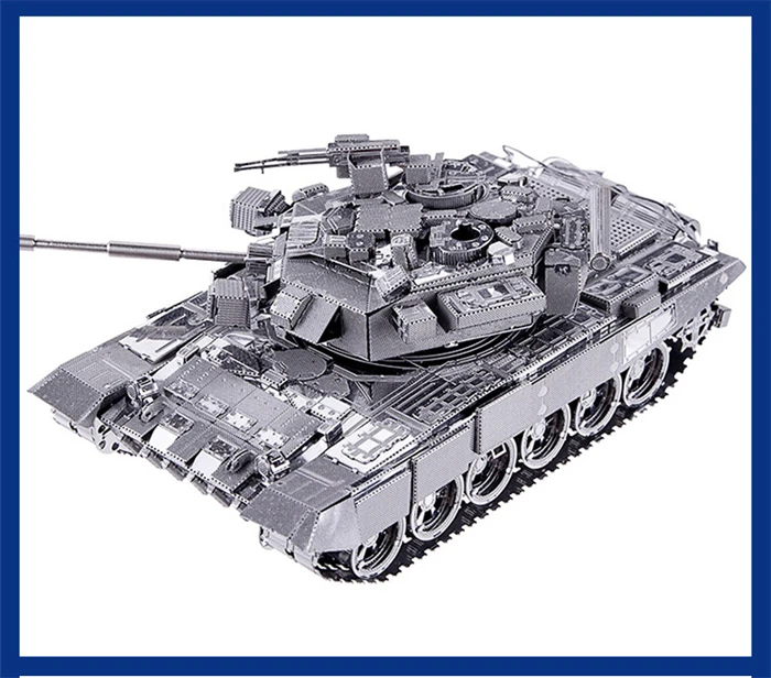 DIY 3D металлическая головоломка игрушка P047S T-90A танк модели наборы Сборный Металлический ремесло 3D Детские игрушки-пазлы