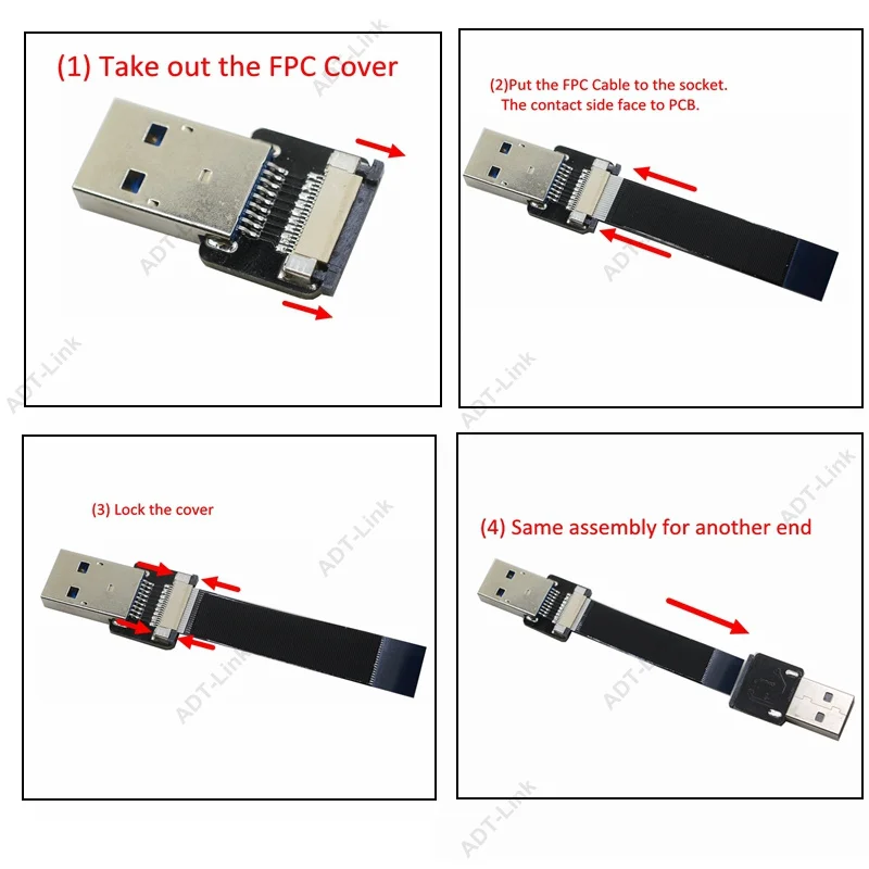 FFC Micro USB FPV тонкий плоский мягкий гибкий FPC зарядка AV выход OTG кабель для FPV Бесщеточный Ручной контроль Кардана