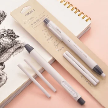 

Easily Press The Rubber Student With A Stationery Creative Automatic Retractable Pen Eraser Clean Art Painting Supplies