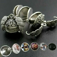 Волшебная расширяющаяся подвеска с фото памятная подвеска ожерелье с медальоном Крылья Ангела ожерелье с кулоном модный земельный подарок