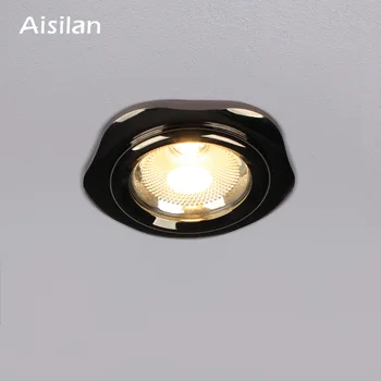 

Aisilan LED Downlight Spot led Pearl black downlight Anti-glare Aluminum pentagon Recessed LED Spot Lighting AC90-260V CRI>93