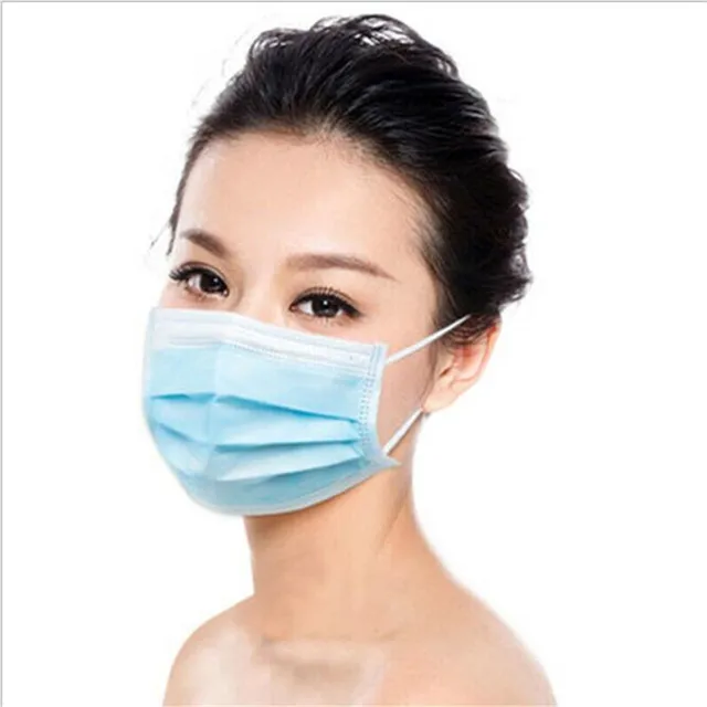 US $7.19  2020 Disposable Daily Use Face Mask Three Layer General Protective Mask Dustproof Anti-Virus Face F