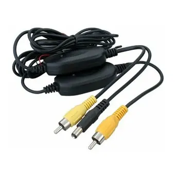 

Universal Professional Easy Install 2.4G Wireless Transmitter & Receiver Adapter for Car Reverse Rear View Backup Camera Top