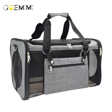 Переноска для собак, дорожная сумка-переноска для кошек, дышащее Автокресло, переноска для собак для маленьких щенков, светоотражающая переносная сумка для домашних животных