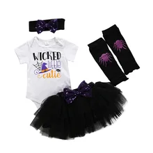 Боди-комбинезон, гетры, юбка, комплект одежды на Хэллоуин для малышей