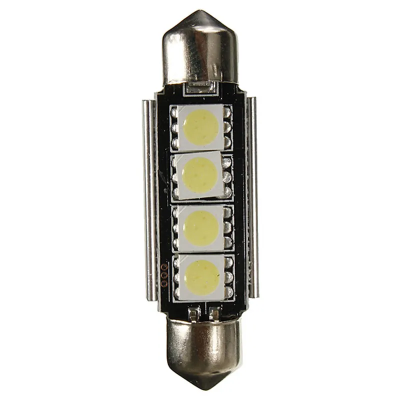 1 шт. гирлянда 42 мм светодиодный светильник 5050 SMD Canbus Авто Интерьер купольная