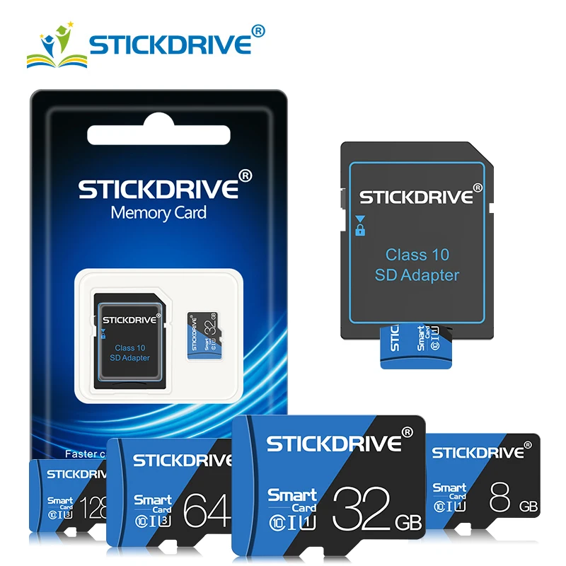 Высокоскоростная карта Micro SD 32 Гб 64 Гб карта памяти 8 Гб 16 Гб 128 Гб класс 10 microSD/TF карта SDXC SDHC 4 Гб флэш-карта