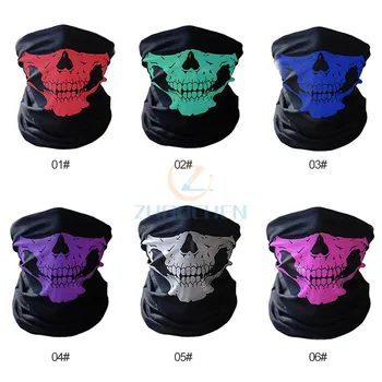 

Full Face Motorcycle Face Shield winter for Balaclava Mask Ghost Tactical Mask 3D Skull Sport Mask Neck Warm Windproof Outdoor