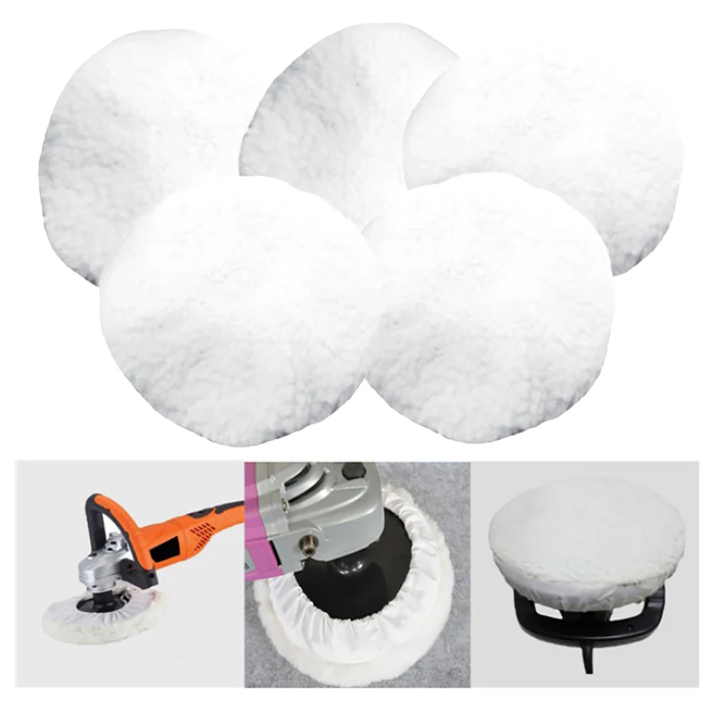 

5Pcs Buffer Grinding Polishing Pad Microfiber Bonnet Polishing Pad For Car Paint Care Waxing Polishing Wheel Drop Shipping
