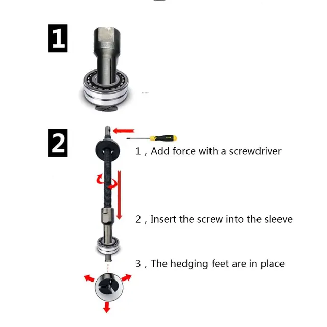 Set Estrattore Cuscinetti Moto QWORK - 5 Misure 9-23mm Per Auto, Moto E Biciclette - Foto 12
