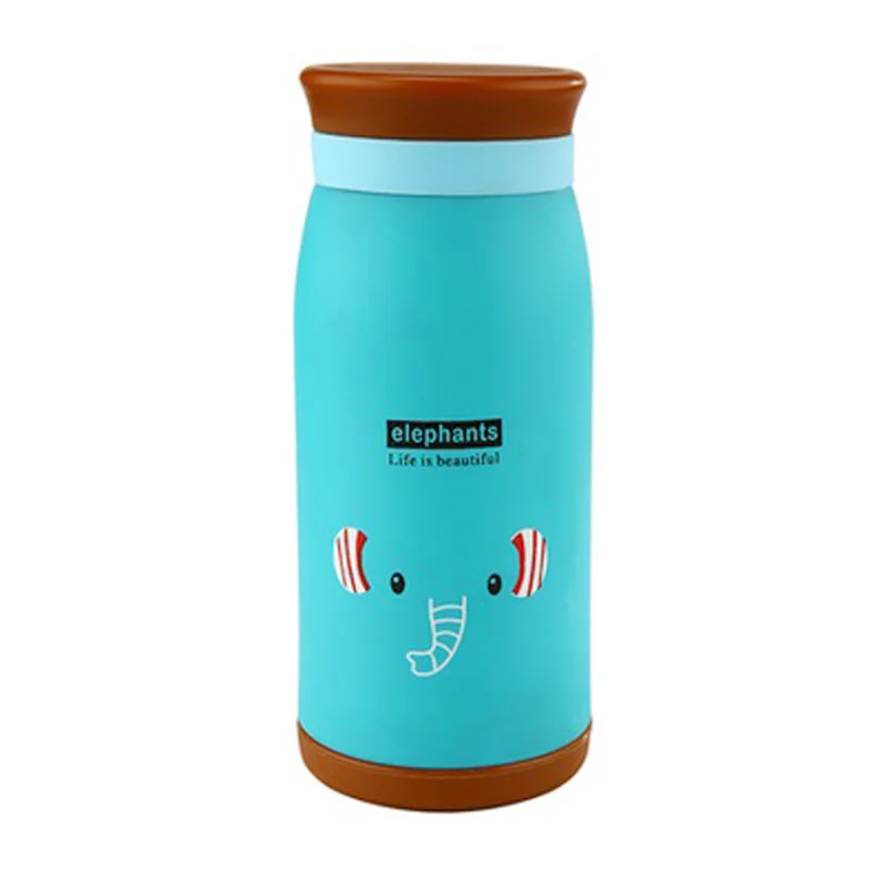 Thermo Cup Fashion Cartoon Animals Thermos Bottle Children Student Cute  Thermo Mug Stainless Steel Belly Cup Thermos Thermocup 500ml 