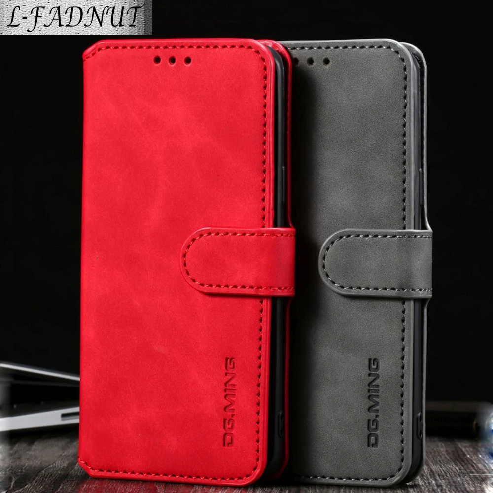 

L-FADNUT Vintage Case For Samsung Galaxy A7 A8 A6 Plus 2018 Luxury Magnetic Flip Stand Wallet Holder Leather Cover Coque Fundas