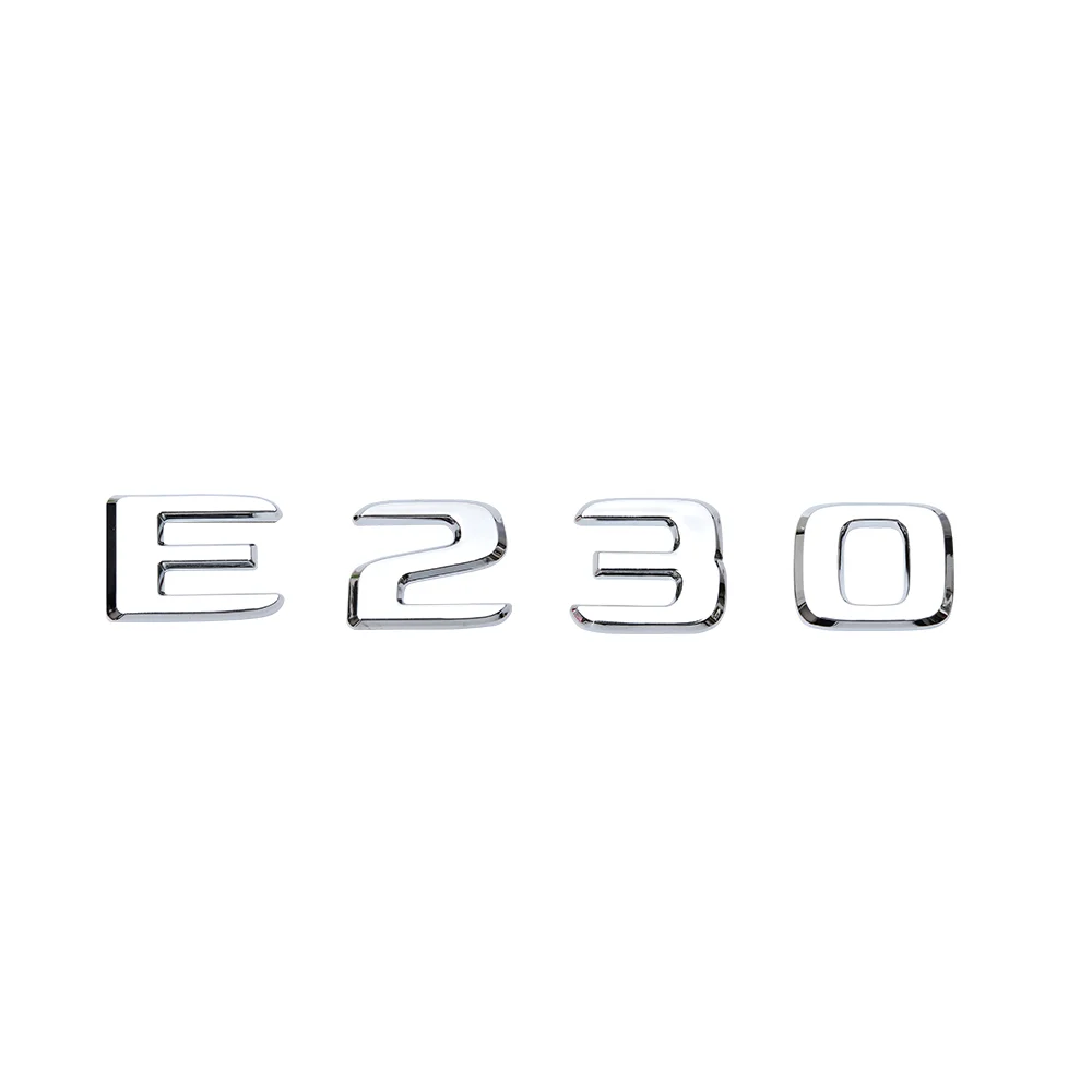 Багажник Задняя эмблема значок хромированные буквы E 230 E 250 для Mercedes Benz W211 W212 E-CLASS E230 E250