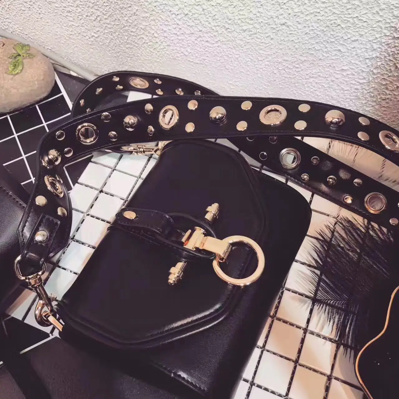 BXX Sac/ модные осенне-зимние роскошные женские сумки, дизайнерская сумка через плечо с металлическими заклепками 19K-a213