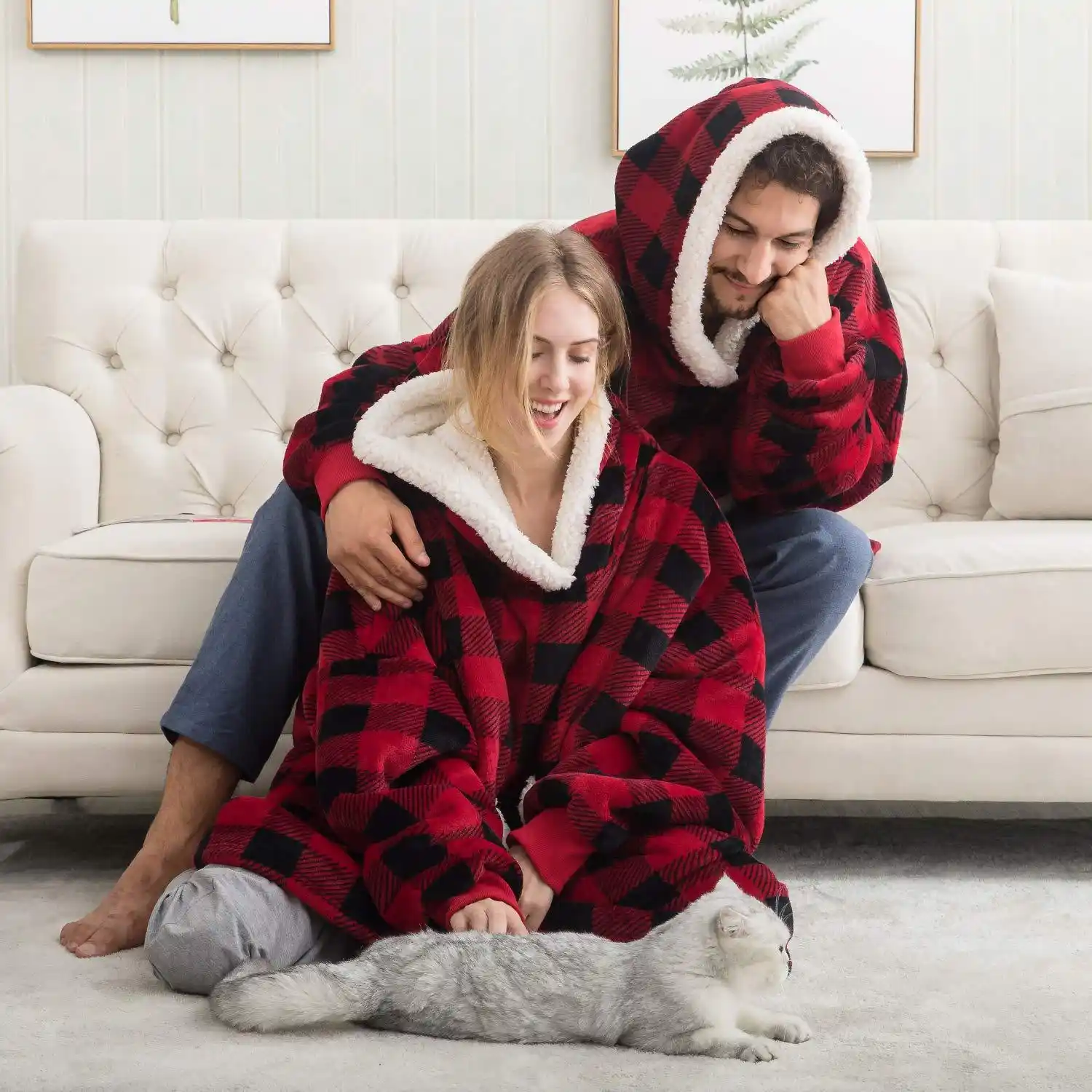 sherpa oversized hoodie