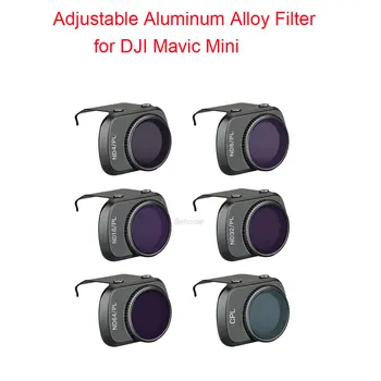 

6 in 1 Set Mavic Mini Filter ND-PL CPL ND8 ND16 ND32 ND64 PL Adjustable Aluminum Alloy Filter For DJI Mavic Mini Accessories