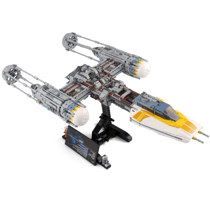 

2019 Star Wars War X Wing Y-wing Fighter Starwars Building Blocks Sets Bricks Classic Model Kids Toys Compatible Legoingly 75181