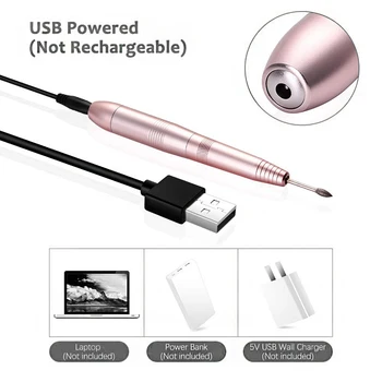 

1set Power Professional Electric Manicure Machine Pen Pedicure Nail File Nail Tools Bits Drill Nail Drill Machine Equipment
