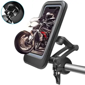 

XMXCZ Bike Phone Mount Waterproof Universal Cell Phone Holder Stand Anti-Shake for Motorcycle Bike Handlebars GPS For HuaWei