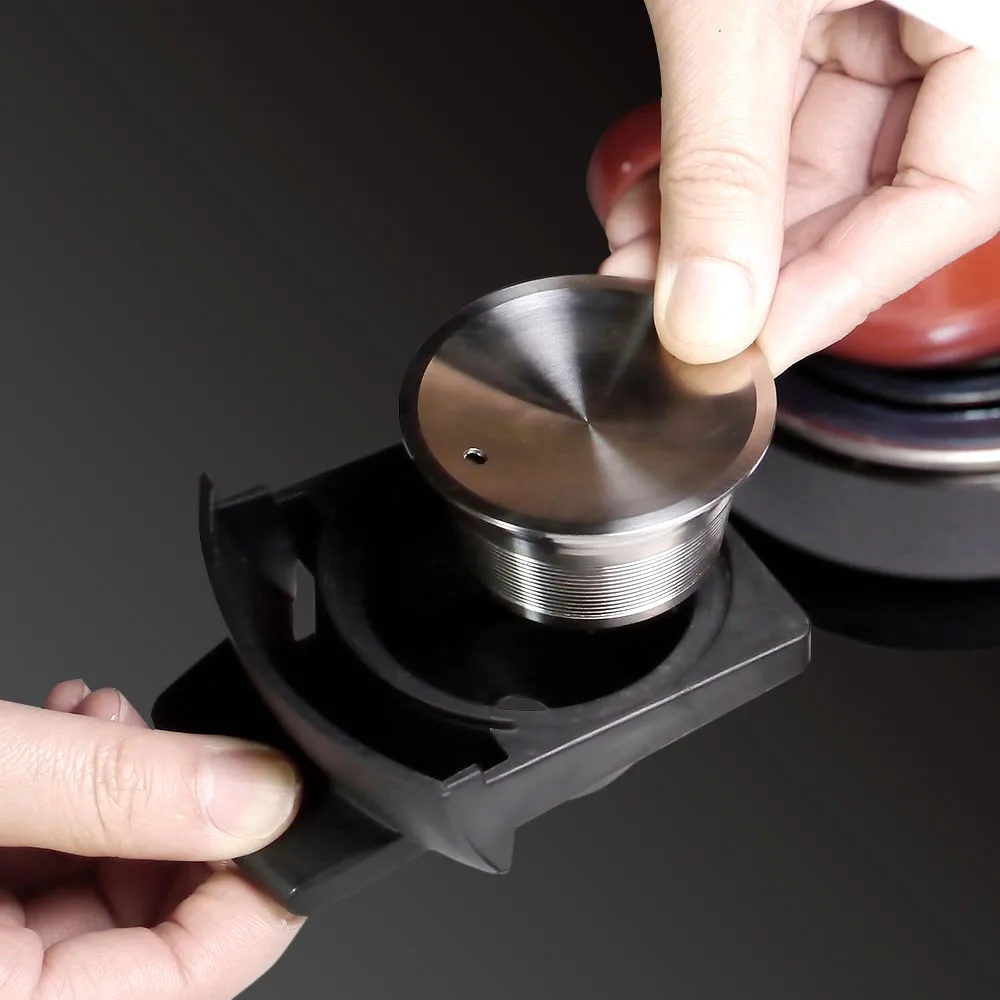

Stainless Steel Dolce Gusto Refillable Coffee Capsule Tamper Filter Baskets Reusable Dripper Kitchen Accessories Christmas Gift